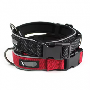 Reflective Dog Collar, Nylon Dog Collar, Adjustable Dog Collar, Quick Release Buckle, Tactical Dog Collar, Custom Logo Collar, Soft Durable Collar, Polyester Dog Collar