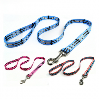 dog leash, custom dog lead, polyester dog leash, reflective dog leash, Gradient Color dog leash
