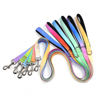 dog leash, custom dog lead, polyester dog leash, reflective dog leash, Gradient Color dog leash