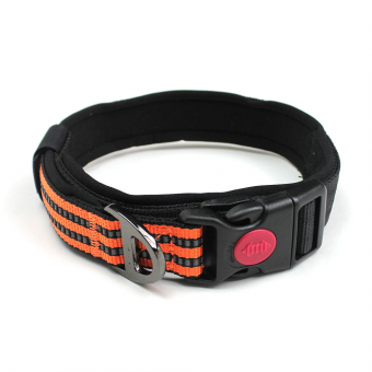 Reflective Dog Collar, Nylon Dog Collar, Adjustable Dog Collar, Quick Release Buckle, Tactical Dog Collar, Custom Logo Collar, Soft Durable Collar, Polyester Dog Collar