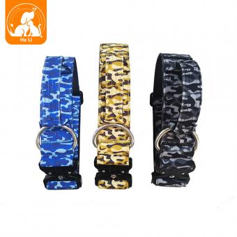adjustable camo print dog collar for medium large dogs