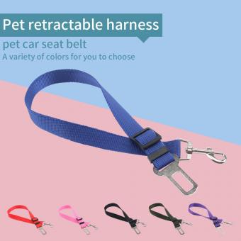 heavy duty dog seat belt for vehicle travel