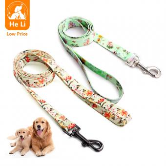 cute nylon pet walking lead for small medium dogs