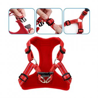 heavy duty padded pet vest for medium large dogs