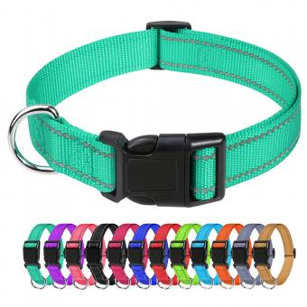 reflective pet collar with bell