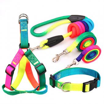 no pull adjustable dog harness collar leash