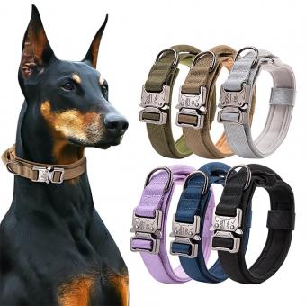 tactical large dog collar