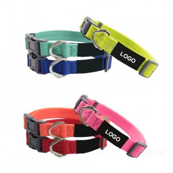 bright color nylon pet collar