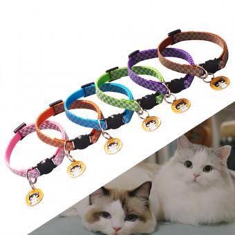 solid color kitten collar