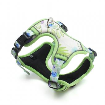 fluorescent green dog harness