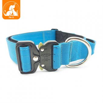 heavy duty metal buckle pet collar
