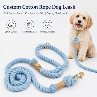 3 strand braided pet leash