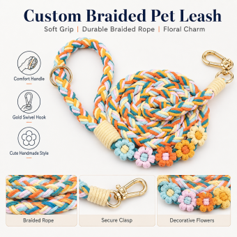 soft grip pet walking lead