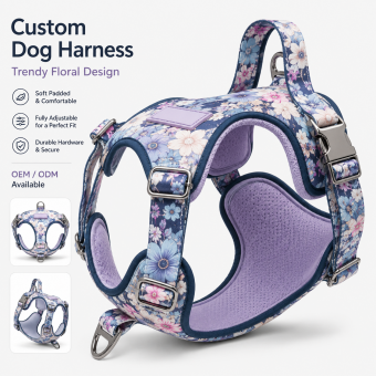 adjustable soft padded dog vest